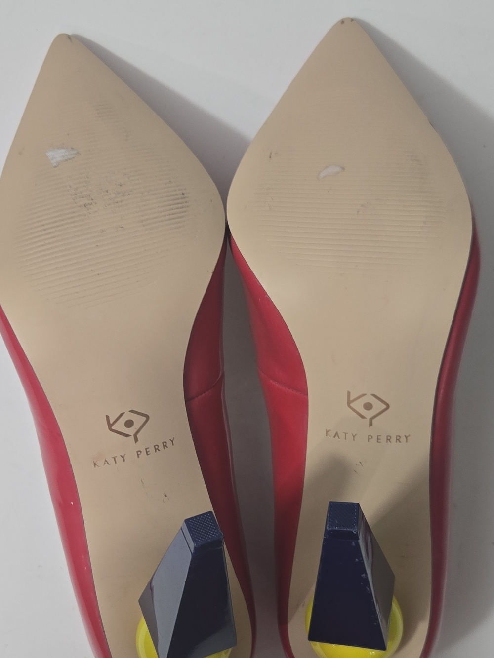 Katy Perry Collections Red Pointed-Toe Patent Pumps - Picture 5 of 5